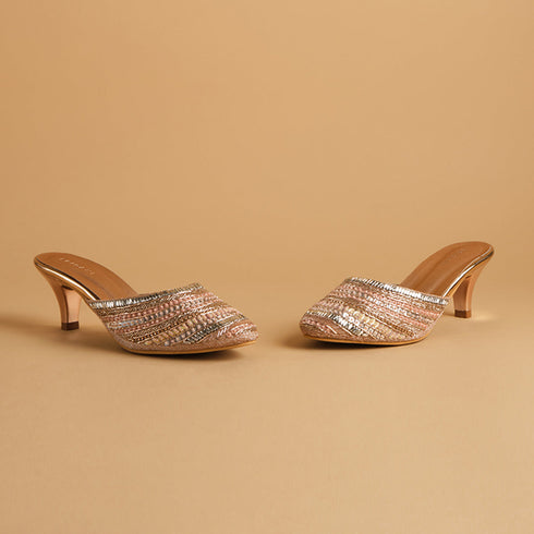 Ayesha Embroidered Mules